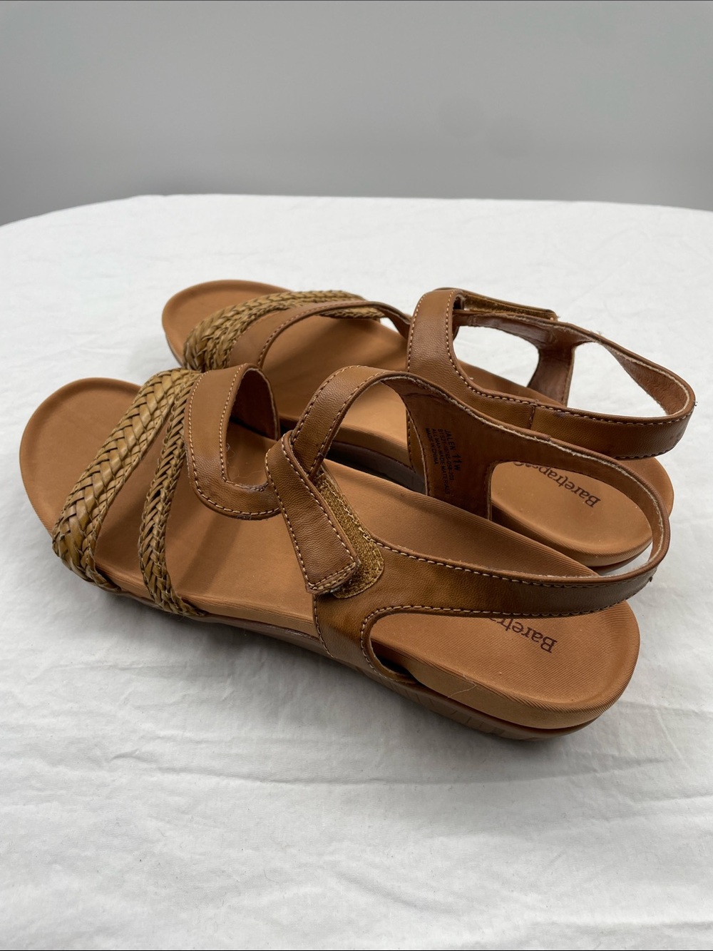 NEW! BareTraps JALEN Braided-Strap Comfort Sandals. 11W. - Picture 8 of 16